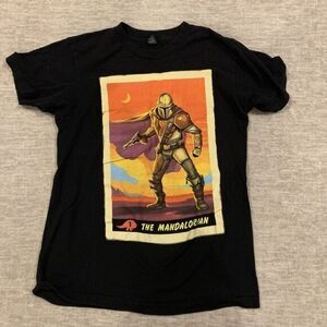 The Mandalorian Star‎ Wars Disney Shirt Story Board Bobba Fett Medium M